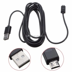 For PS4 USB cable 3 meters New Long Charging charger For PS4 Controller USB Wire cable for XBOX One Controller