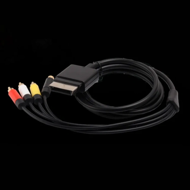 Composite S-AV Audio Video RCA Cable for XBOX 360 S Slim AV Audio Video Cable