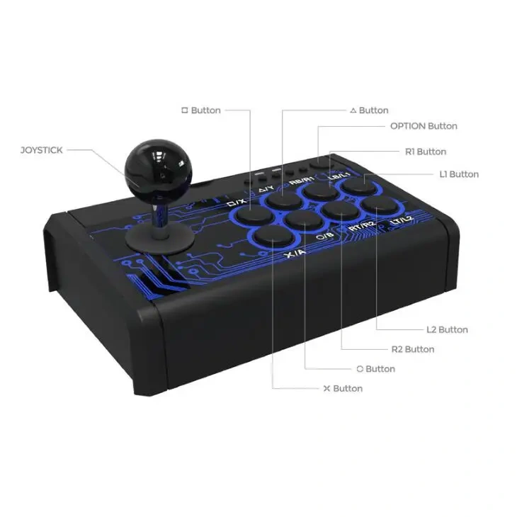 Arcade Fight Stick Joystick For PS4/PS3/XBOX ONE/360/PC Fighting Stick Joystick