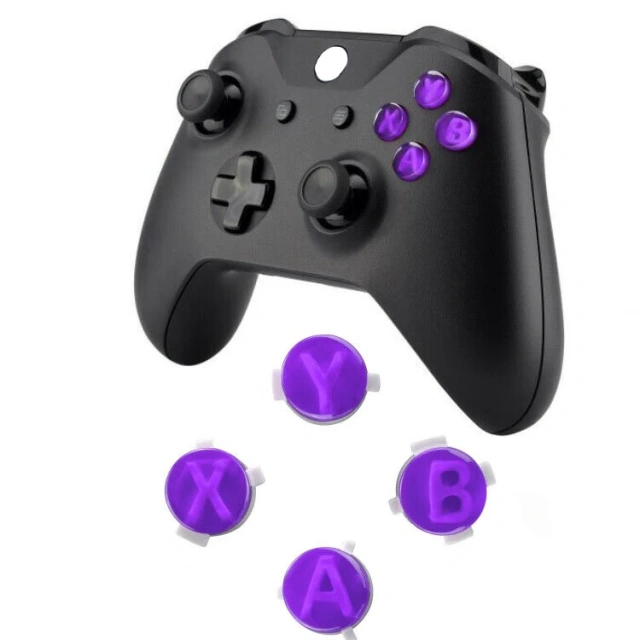 For Xbox One ABXY Buttons Transparent Controller Buttons Replacement Kit (ABXY) For Xbox One Controller