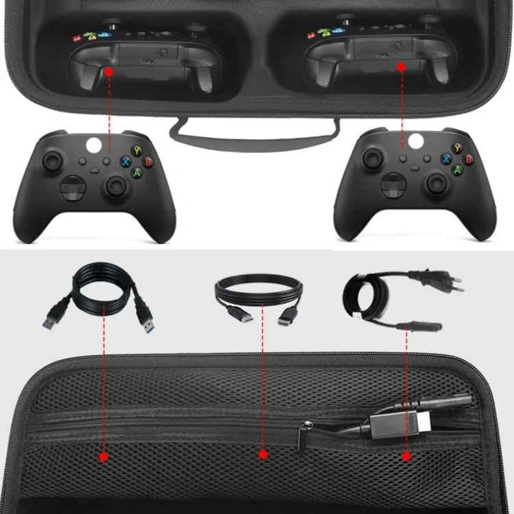 Protective Case Bag Carrying Box for Xbox Series X Travel Case Console Accessories Storage Bag