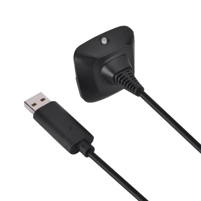 Controller Charger Cable for Xbox 360 Wireless Controller USB Charging Cable Replacement
