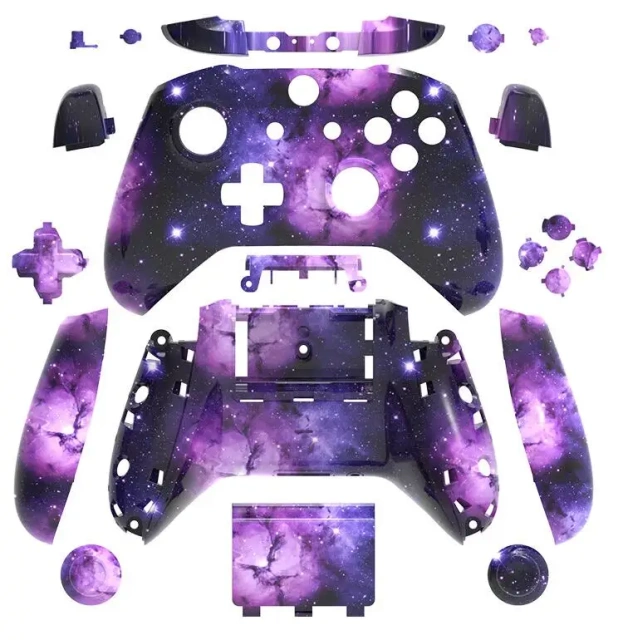 For Xbox One S Controller Housing Hydro Dipped Shell Case With Buttons Cover Replacement Parts For Xbox One S Slim