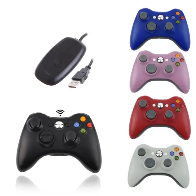 For Xbox 360 Controller 2.4G Game Wireless Controller Remote Gamepad Joystick & Receiver For Xbox 360