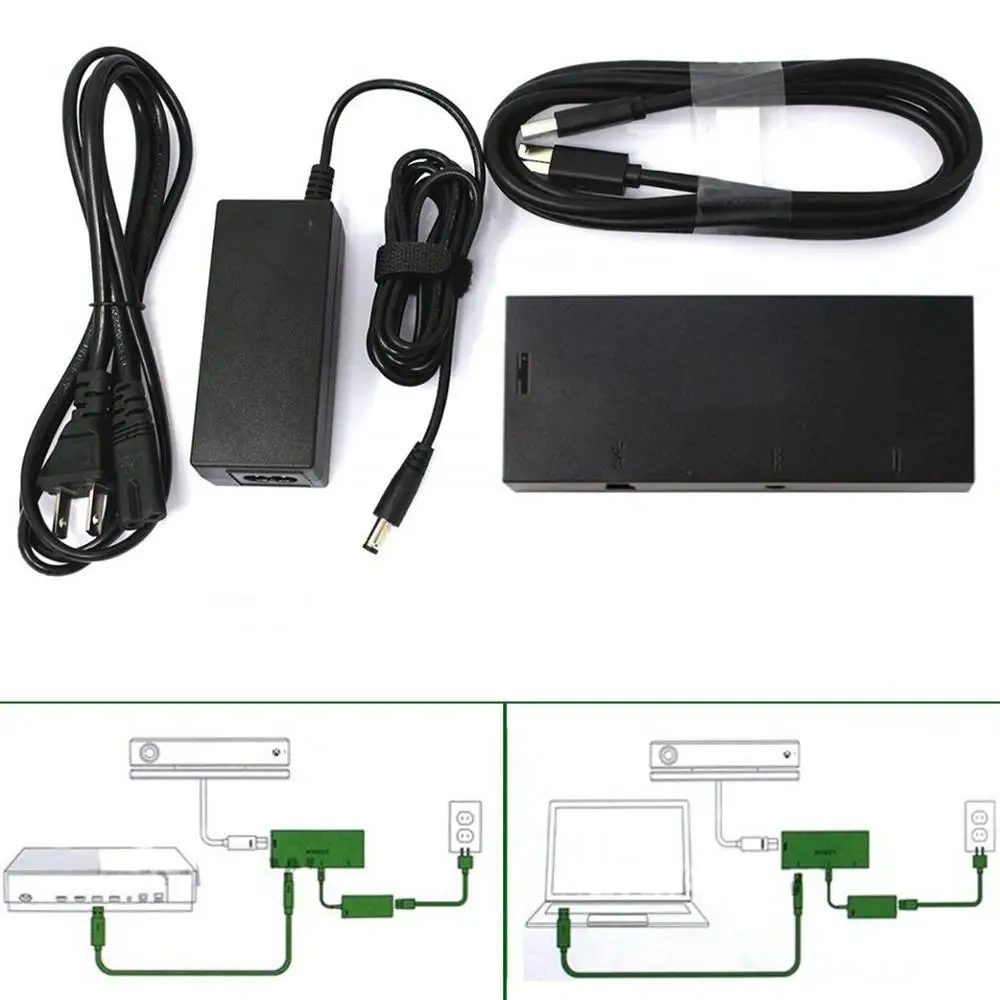For Kinect 2.0 Sensor Adapter for Xbox One S /X for Kinect Adapter Power supply
