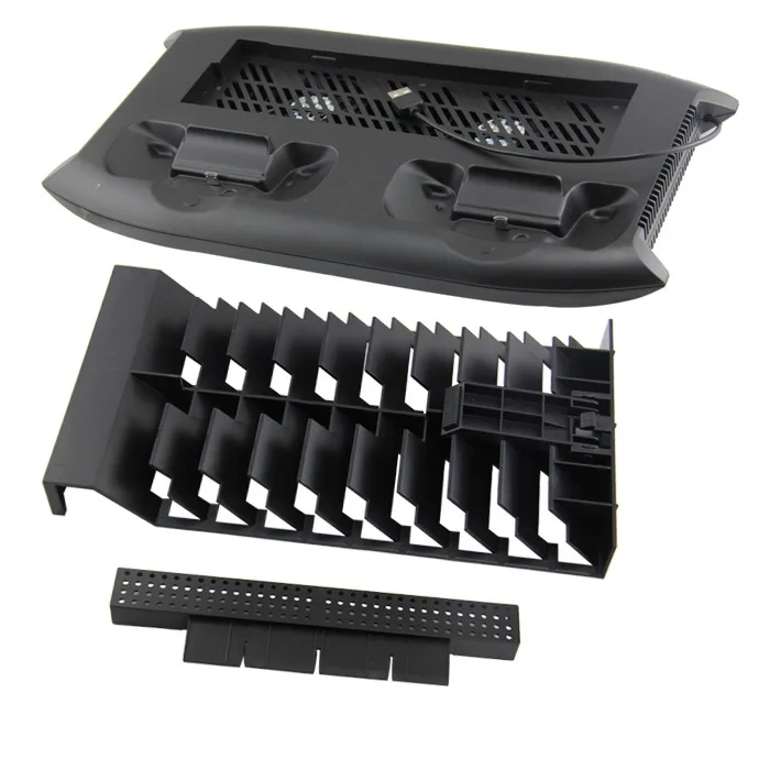 New for Xbox one X Stand Cooling Fan with Games Storage Charging Station 4 USB ports for Xbox one X