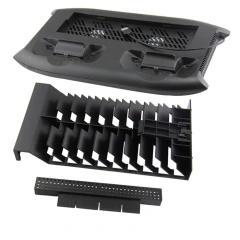New for Xbox one X Stand Cooling Fan with Games Storage Charging Station 4 USB ports for Xbox one X