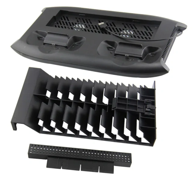 New for Xbox one X Stand Cooling Fan with Games Storage Charging Station 4 USB ports for Xbox one X