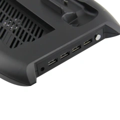 New for Xbox one X Stand Cooling Fan with Games Storage Charging Station 4 USB ports for Xbox one X