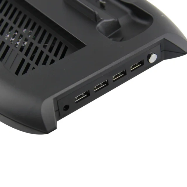 New for Xbox one X Stand Cooling Fan with Games Storage Charging Station 4 USB ports for Xbox one X
