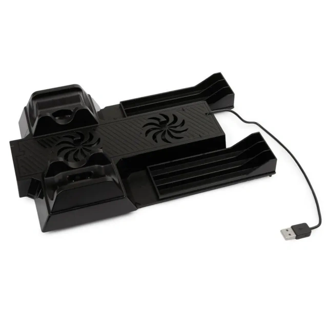 For Xbox One X Charger Controller Stand Dual Dock Charging Cooling Fans w/ USB Ports For Xbox One X
