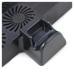 Stand for Xbox 360/Slim vertical dual cool console & controller storage cooling fan stand