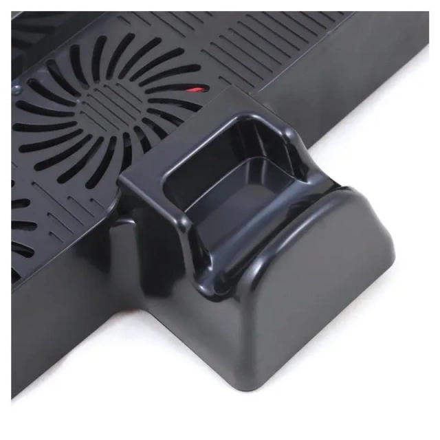 Stand for Xbox 360/Slim vertical dual cool console & controller storage cooling fan stand