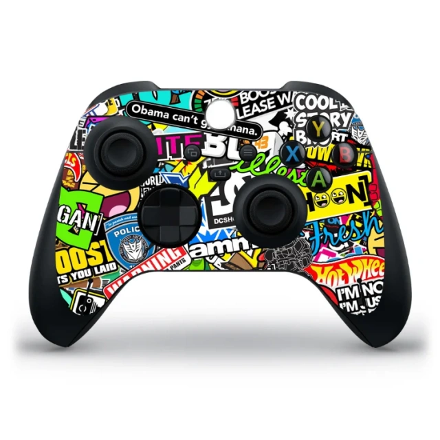 Colors Vinyl Skin Sticker Cover For XBOX Series S/X Controller Protective Skin Cover
