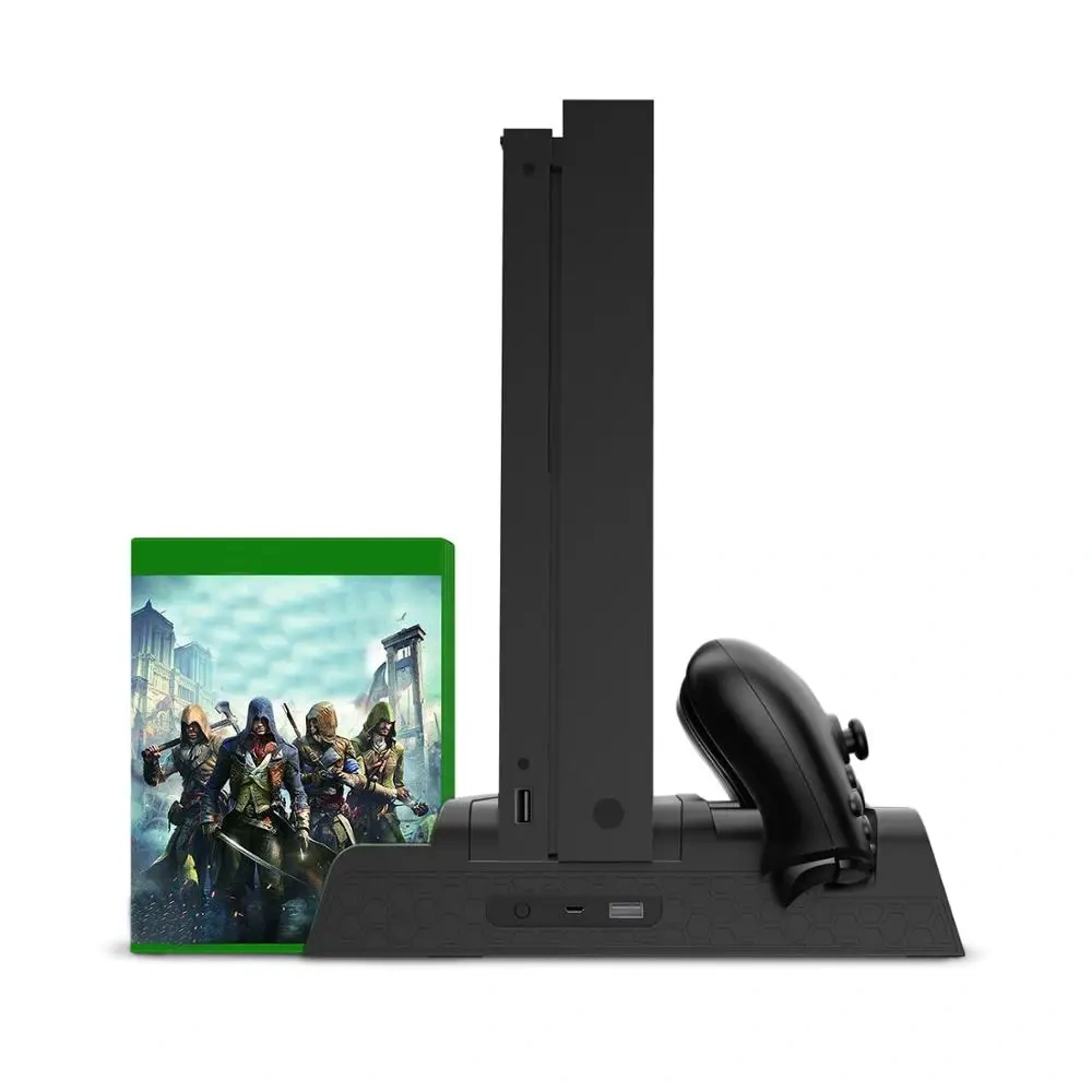 For XBOX One Battery Charging Dock Vertical Stand Cooling Fan Controller Charger for XBOX One/S/X Console Controller