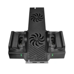 For Xbox One X Charger Controller Stand Dual Dock Charging Cooling Fans w/ USB Ports For Xbox One X