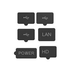 Dustproof Kit for XBox Series X Console Protective Dust Plug For Xboxes Series S Console Silicone Dust Proof Cover