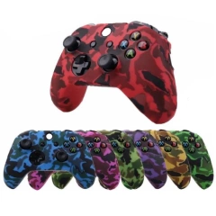 Camo Silicone Rubber Case Cover Protect Grips For Xbox one S X Controller Case
