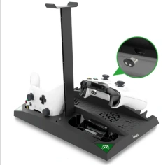 Multifunctional Charger For XBOX ONE X / S Console Cooling Fan Vertical Stand Dock