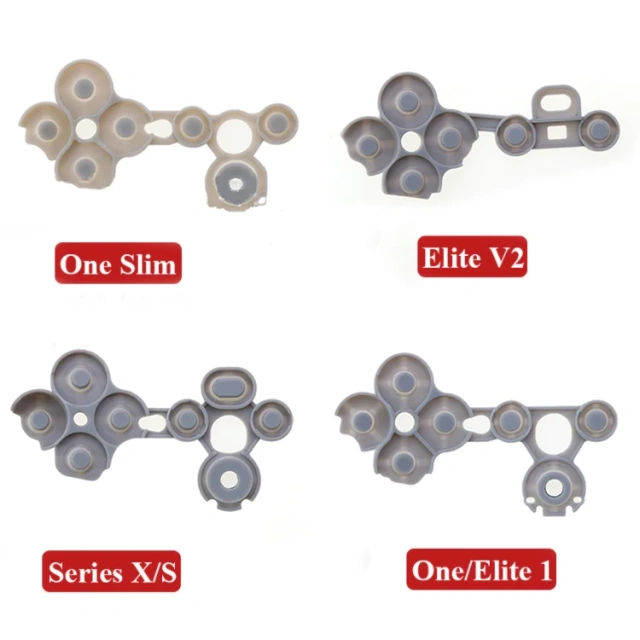Rubber Conductive Buttons Contact Pads Silicone Button for Xbox Series X S Controller Conductive Rubber Button
