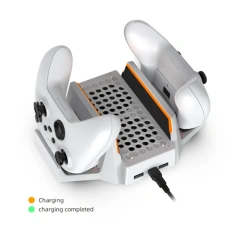 Cooling Fan Base Dual Battery Controller Charger Dock for Xbox Series S Console Vertical Stand Built-in Cooler Cooling System