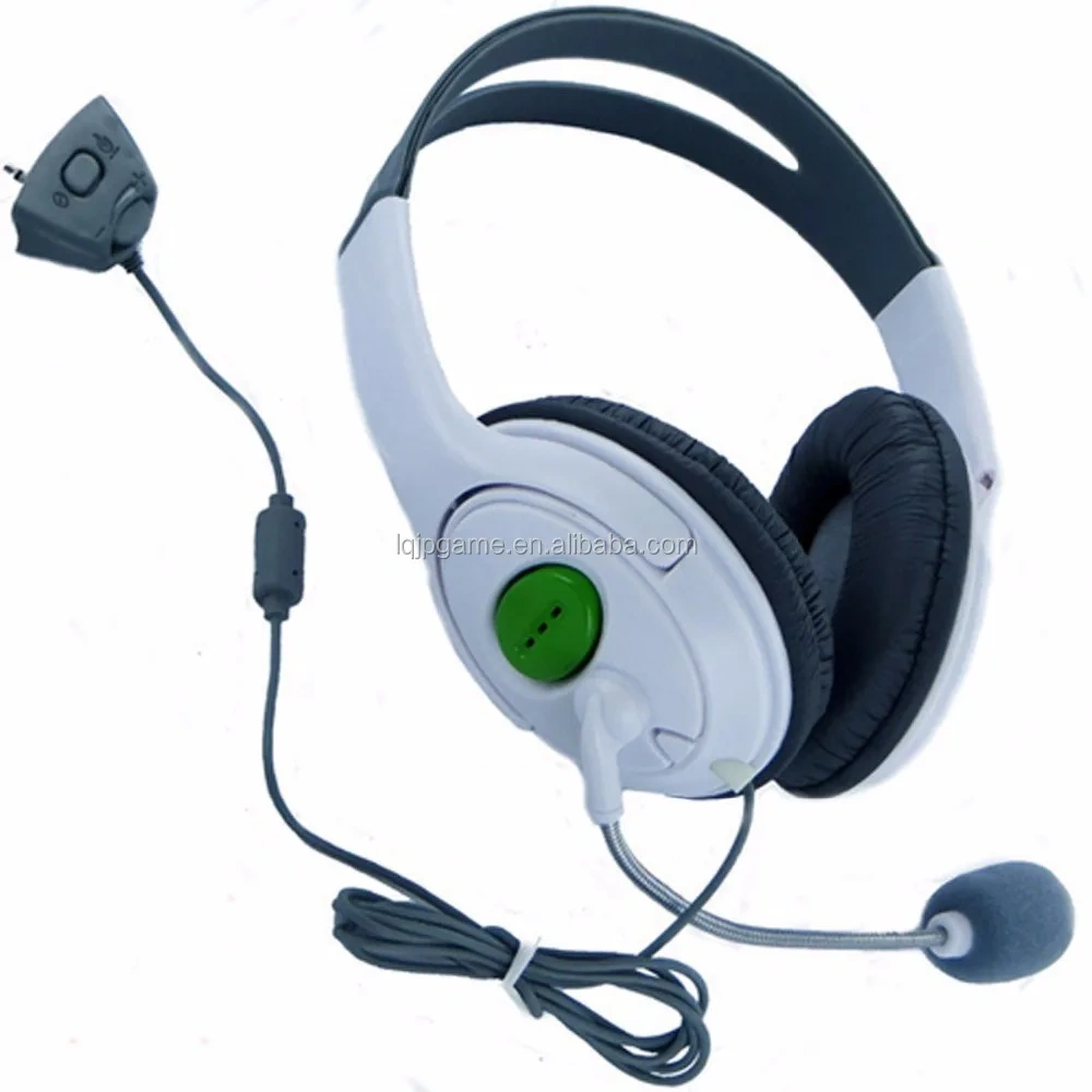 Wired Headphone For XBOX 360 Live Headset Headphone Mic Microphone Gaming
