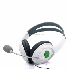 Wired Headphone For XBOX 360 Live Headset Headphone Mic Microphone Gaming