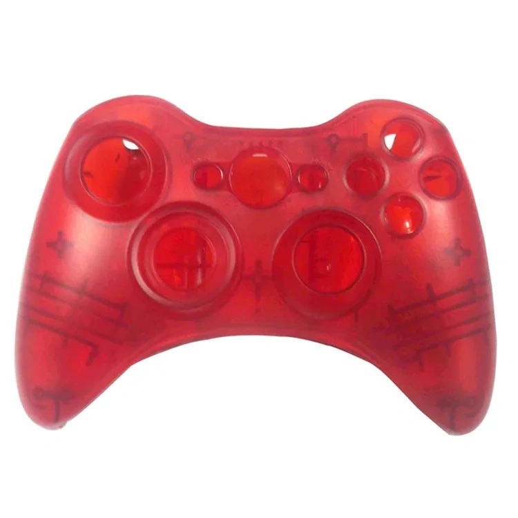 For XBox 360 Controller Shell Replacement Transparent Clear Housing Shell Case Buttons for XBox 360 Controller