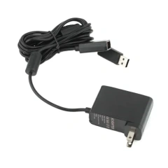 For XBOX 360 Power Supply USB AC Cable Power Motion Sensor Adapter For Kinect charger