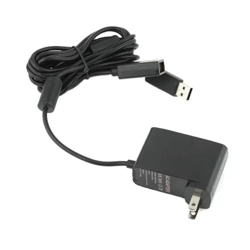 For XBOX 360 Power Supply USB AC Cable Power Motion Sensor Adapter For Kinect charger