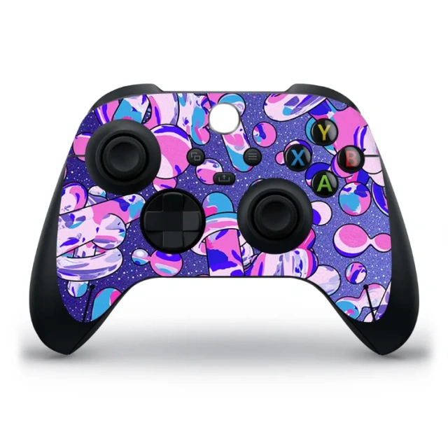 Colors Vinyl Skin Sticker Cover For XBOX Series S/X Controller Protective Skin Cover