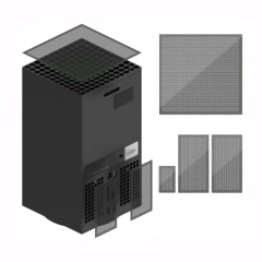 Gaming Dustproof Net Rack Protective Dirt Filter for Xbox Series X Game Console Dust Net Host Protective Accessory