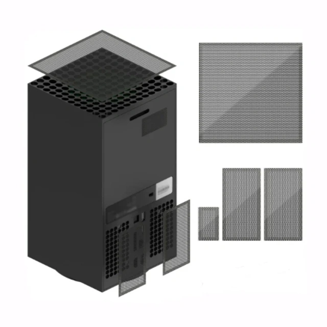 Gaming Dustproof Net Rack Protective Dirt Filter for Xbox Series X Game Console Dust Net Host Protective Accessory