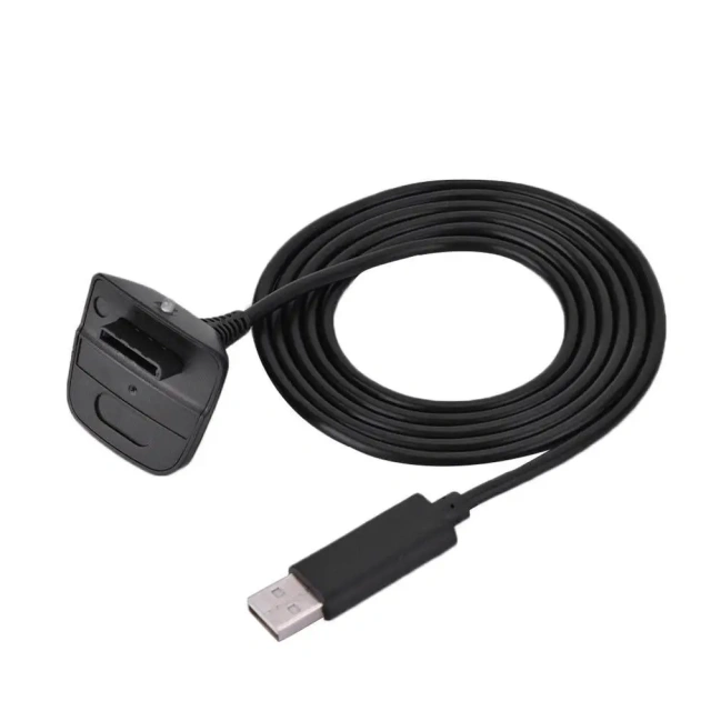 Controller Charger Cable for Xbox 360 Wireless Controller USB Charging Cable Replacement