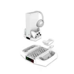 With Headset Hook Charger Cooling Fan Stand For Xbox Series Console Cooling Fan Game Controller Charging Dock Station