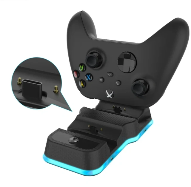 New charging dock for Xbox Series X wireless controller charger stand battery pack fast charging station