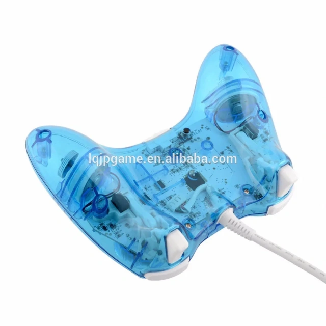 Game Led Clear Wired Controller For Xbox 360 Games USB Wired Controller