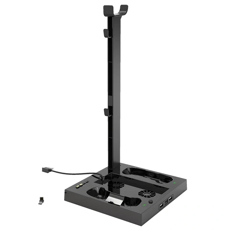 Double charger stand For Xbox SERIES S game console Controller cooling base Charging Dock for Xbox S headphone stand bracket