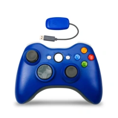 Wireless Controller For Xbox 360 Console and for PC Includes Receiver 2.4G Games Controller Wireless Gamepad