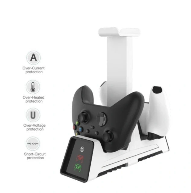 Charge Station Charging Dock With Headphone Holding For Xbox series S X  For Ps5 For Ps4 Switch pro controller charger dock