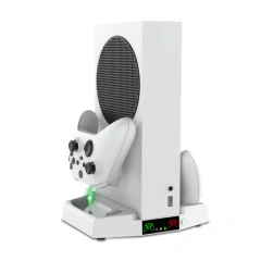 With Headset Hook Charger Cooling Fan Stand For Xbox Series Console Cooling Fan Game Controller Charging Dock Station