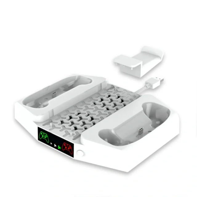 With Headset Hook Charger Cooling Fan Stand For Xbox Series Console Cooling Fan Game Controller Charging Dock Station