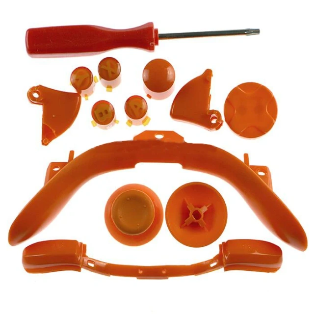 Replacement Full Buttons Mod Kit ABXY, Bumpers for Xbox 360 Controller Buttons