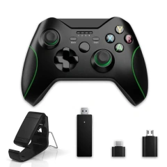 Wireless Gamepad 2.4G Game Controller For Xbox One Wireless Controller with Adapter and Clip