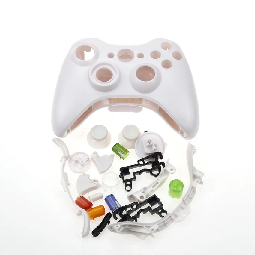 Pure Colors Shell Housing Case for Xbox 360 Wireless Controller Gamepad Full Housing Shell Set ReplaceMent