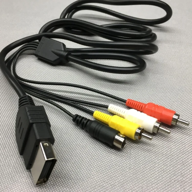 RCA S-Video AV cable for Xbox Original S-AV Cord Replacement S AV Cable