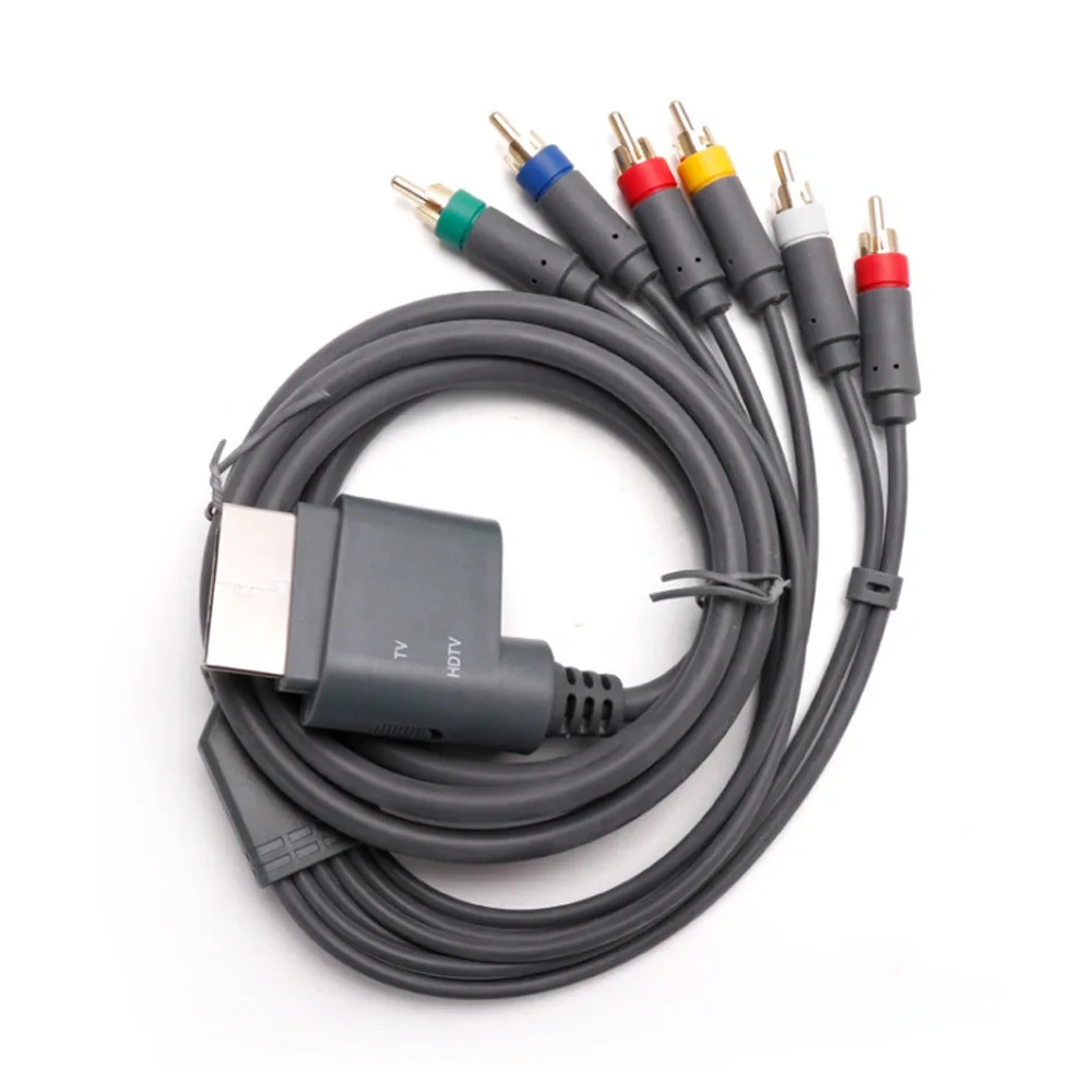 Component HD AV Cable Audio Video TV Lead with Switch for Xbox 360 HDTV AV Cable Cord