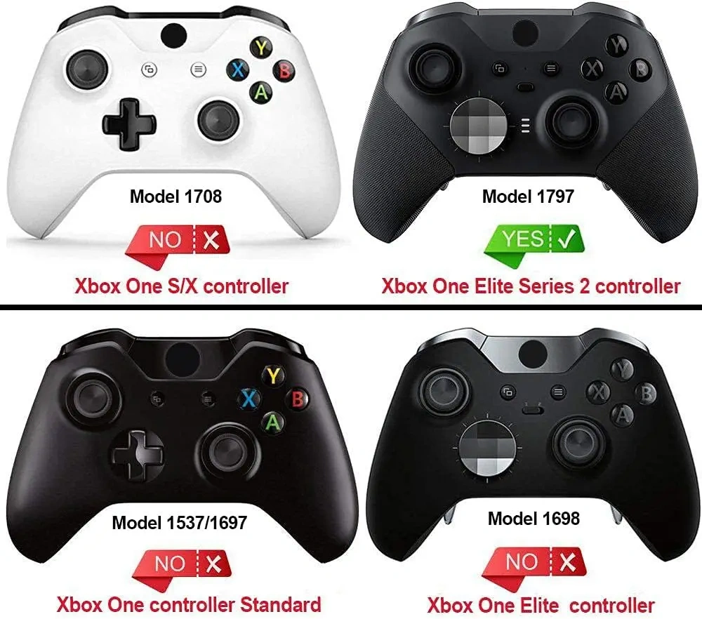 Original Increase Back Paddle Pressure Pad for Xbox Elite Series 2 Controller Enhancement Metal Pad Kits