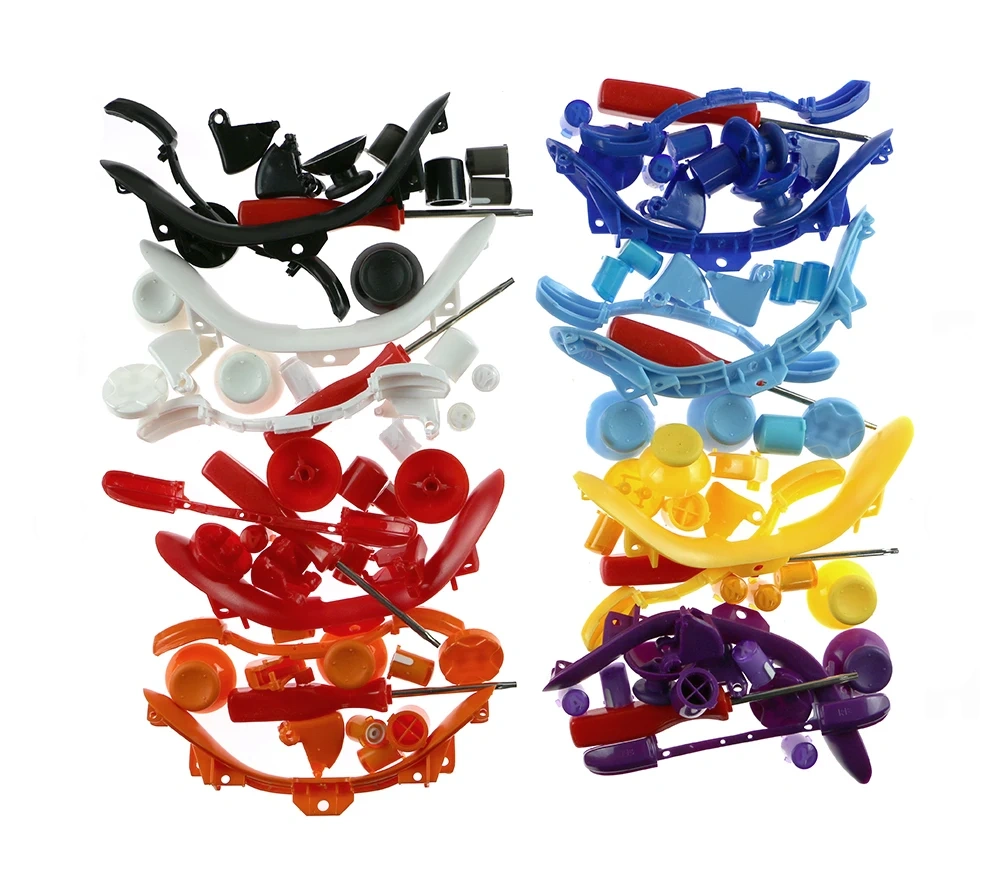 Replacement Full Buttons Mod Kit ABXY, Bumpers for Xbox 360 Controller Buttons