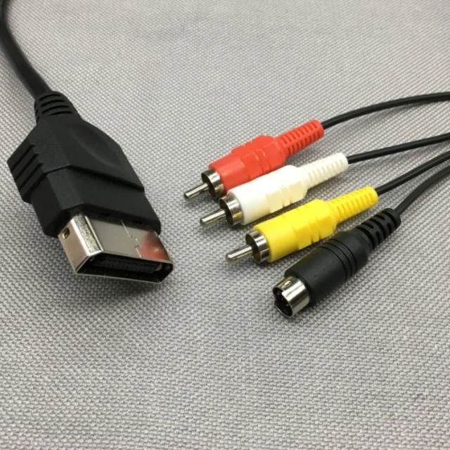 RCA S-Video AV cable for Xbox Original S-AV Cord Replacement S AV Cable